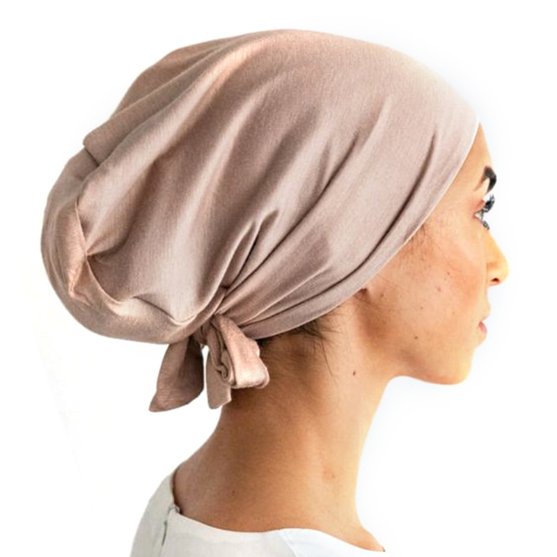 Sous-capuchon hijab élastique doux pour la peau G384