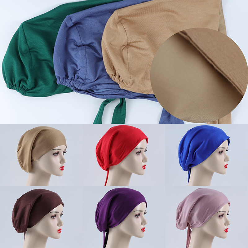 Sous-capuchon hijab élastique doux pour la peau G384