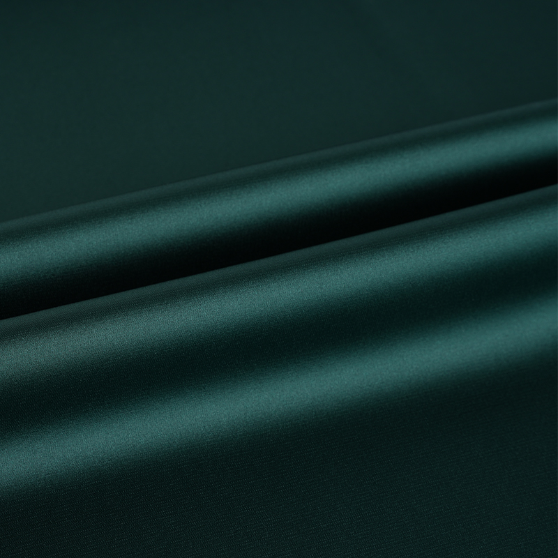 Mousseline de soie satinée extensible 50D teinte