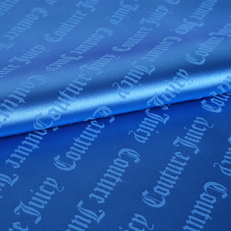 Tissu Jacquard Lettre Satin Extensible 75D