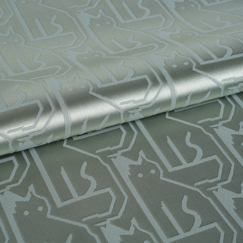 Têtes de chat irrégulières en satin extensible 75D