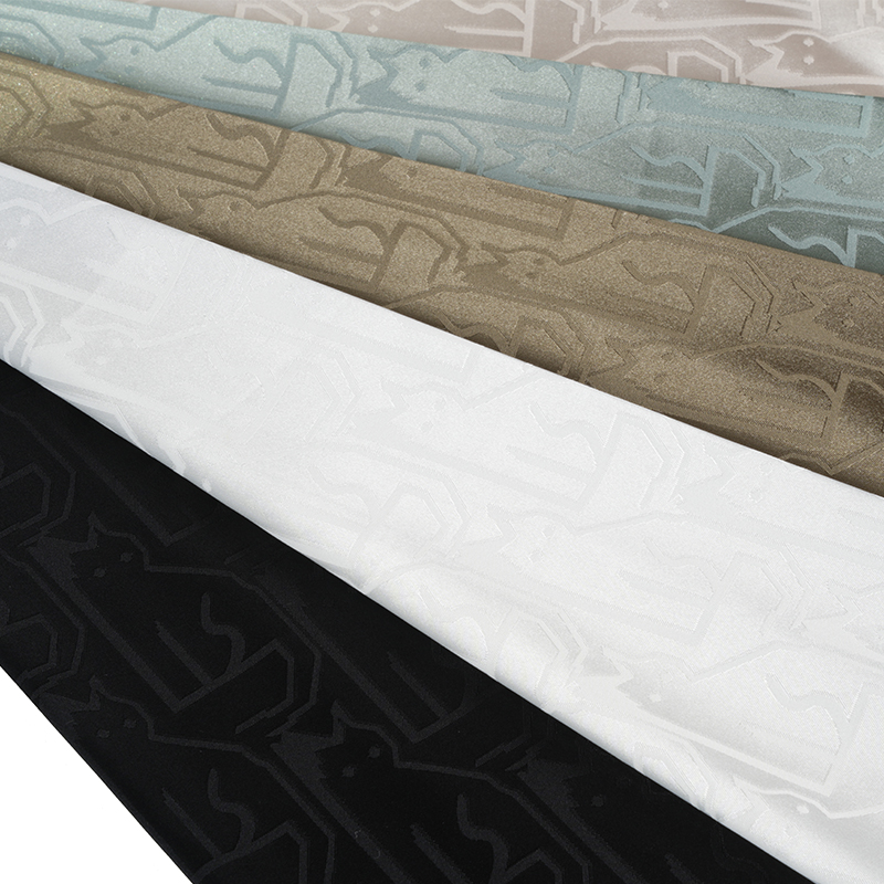 Têtes de chat irrégulières en satin extensible 75D