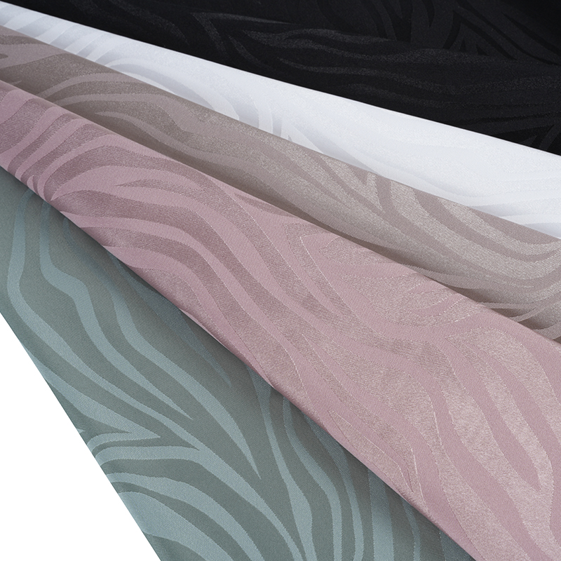 Jacquard zèbre satiné extensible 75D*150D+40D
