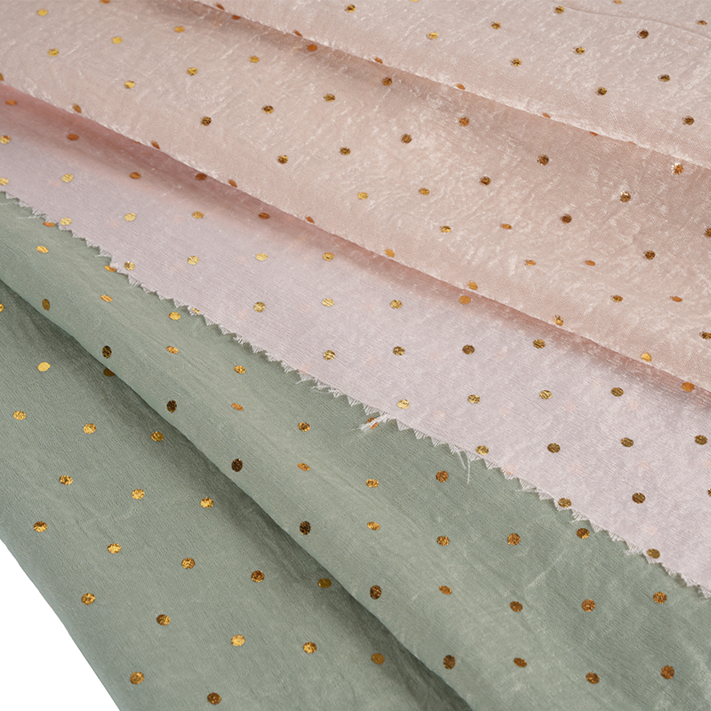 Tissu d'estampage en aluminium à points de cylindre de flux d'air en satin de velours 2026