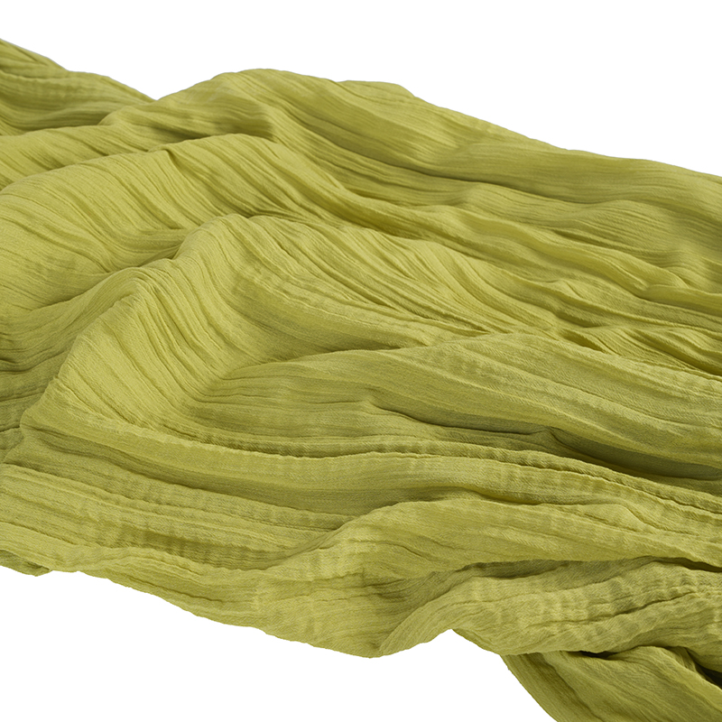 Tissus plissés en crêpe mousseline 75d