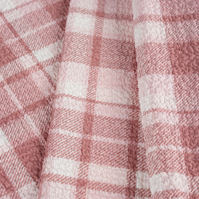 Tissu imprimé à grille idéale 100D/150D