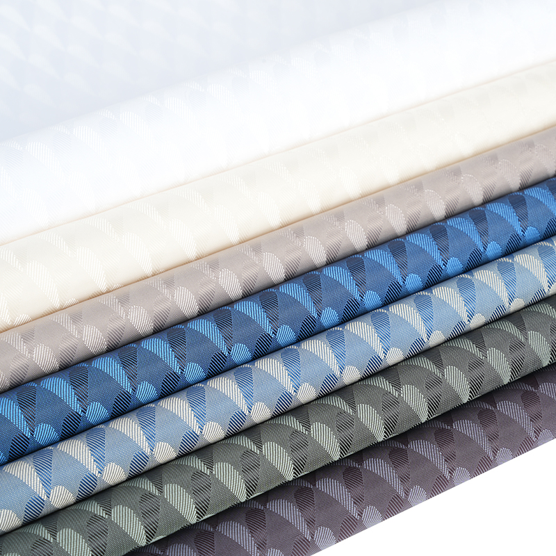 Teinture jacquard d'amour symétrique bicolore cationique en polyester