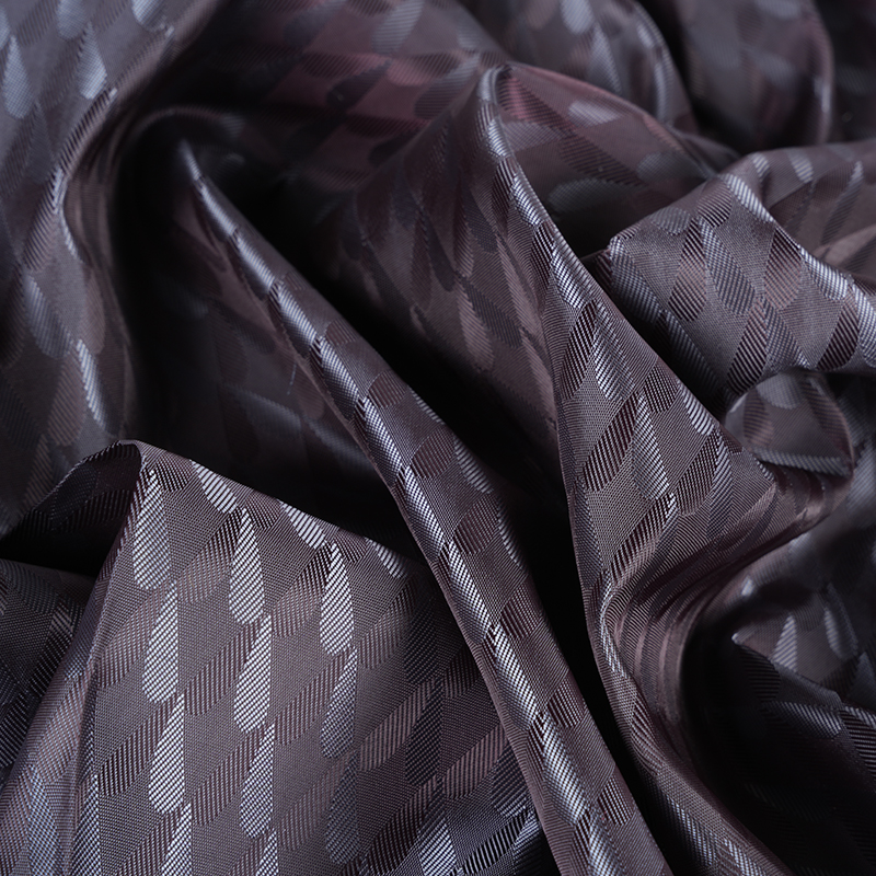 Teinture jacquard d'amour symétrique bicolore cationique en polyester