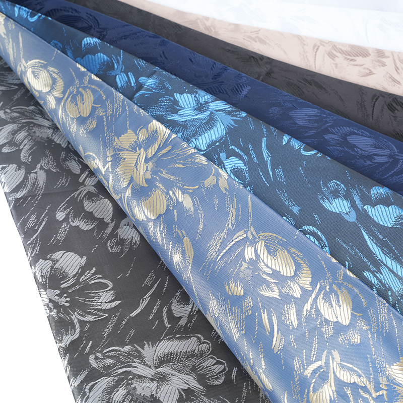 Jacquard de fleurs cationiques