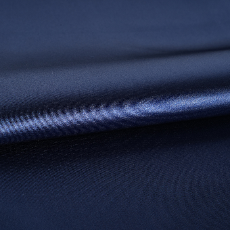 Tissu de teinture en satin extensible torsadé brillant teint 50D * 50D