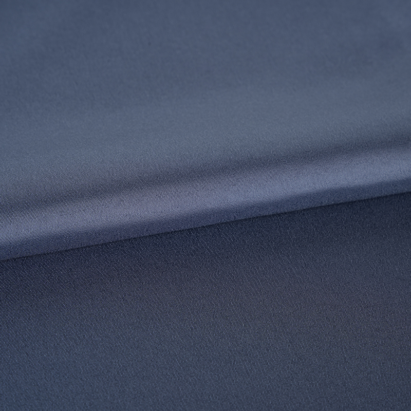 Tissu de teinture en soie Shumei diagonale 2/1 hautement élastique 50D * 75D