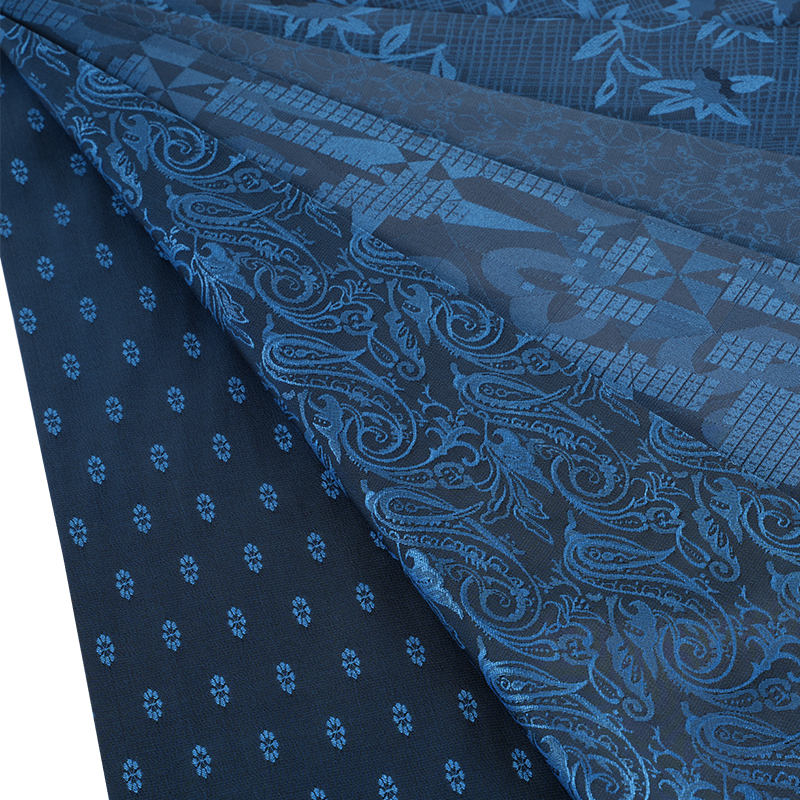 Tissu jacquard extensible TR Twig & Bud