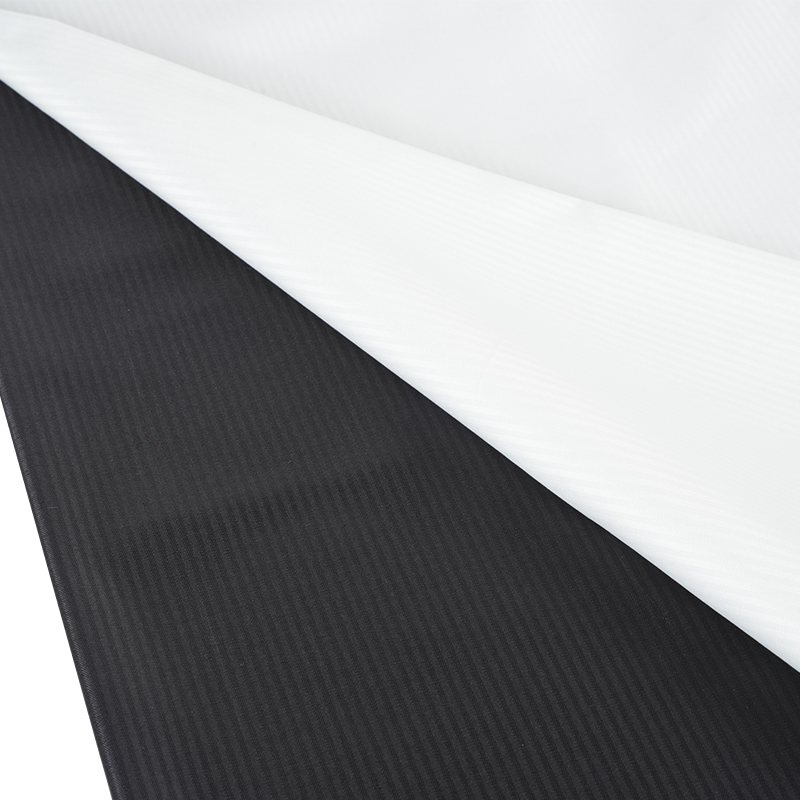 Tissu de poche rayé jacquard teint en fil de polyester