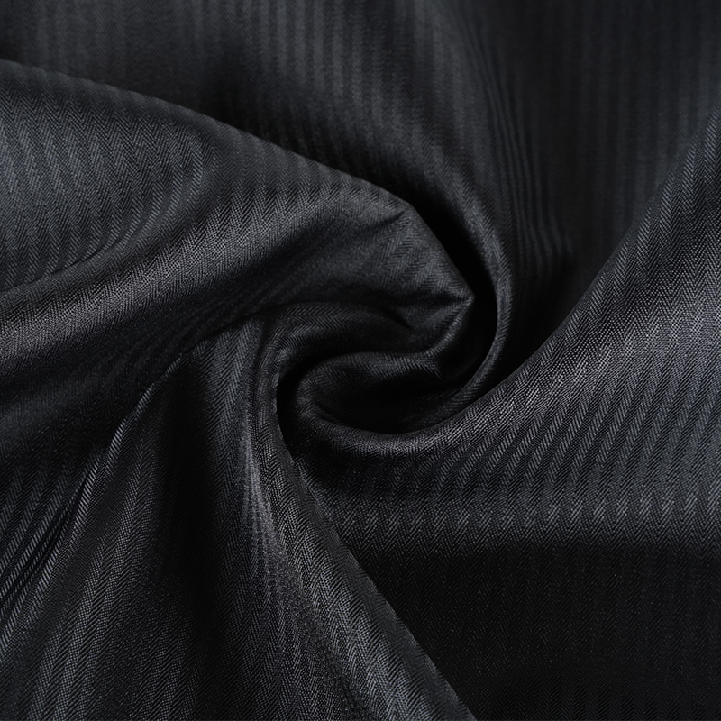 Tissu de poche à rayures en polyester