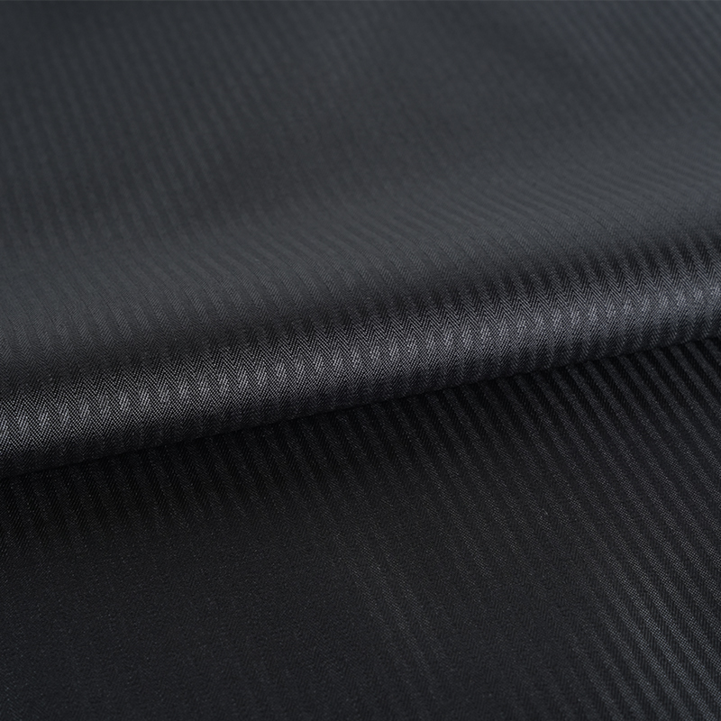 Tissu de poche à rayures en polyester