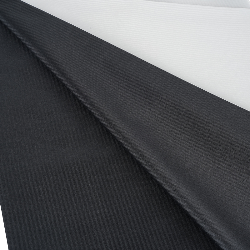 Tissu de poche à rayures en polyester