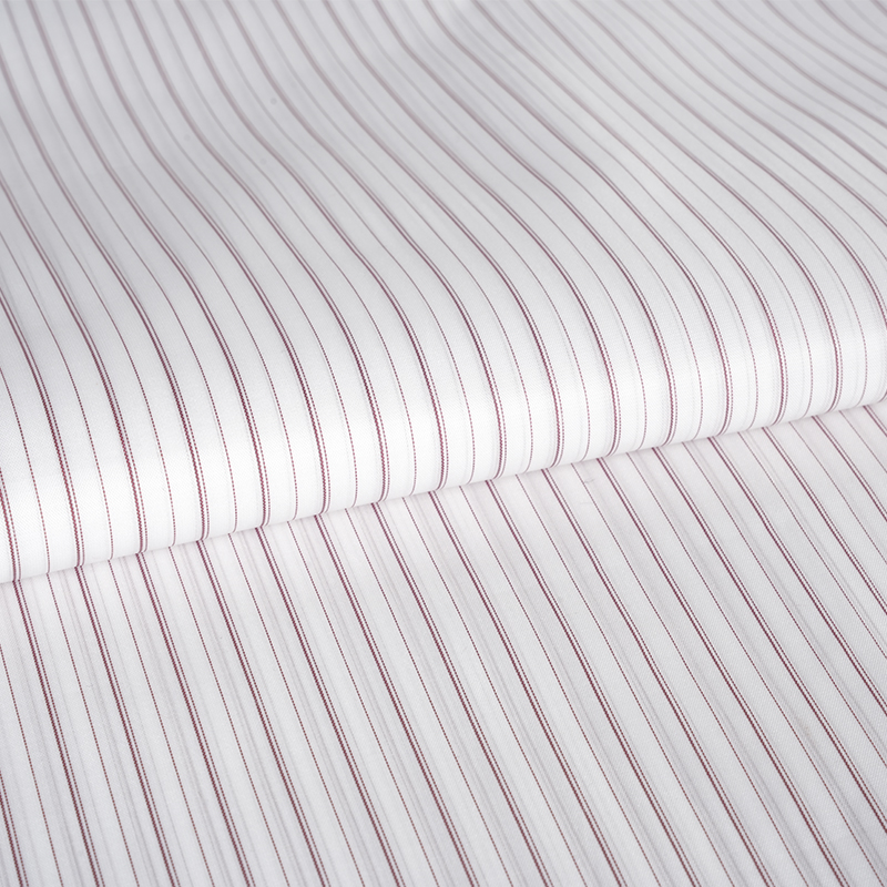 Tissu de doublure de manches rayé extensible 100 % polyester