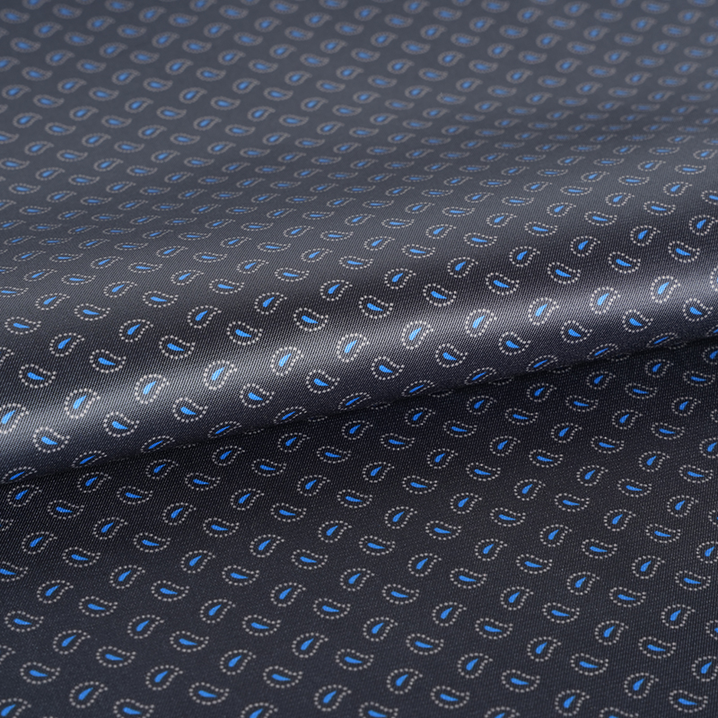 Tissu imprimé petites noix de cajou Schmidt Silk