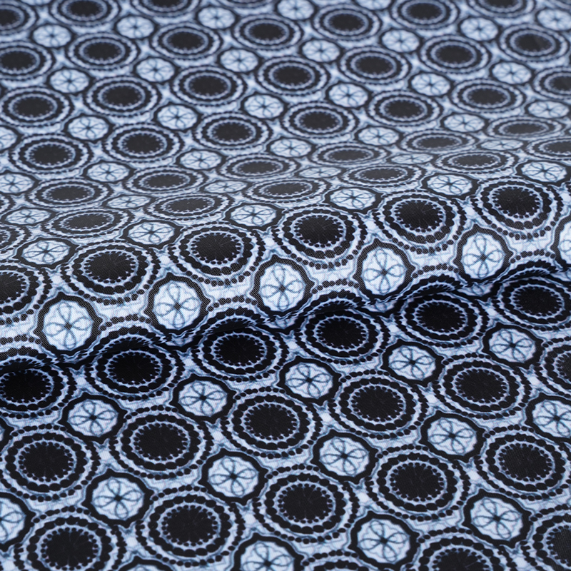 Tissu d'impression de dentelle de boucle de taffetas de polyester 210T