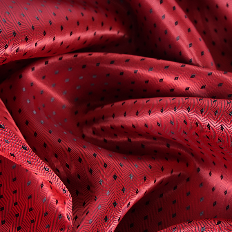 Tissu à grille en petits diamants à fond sergé à chevrons PV