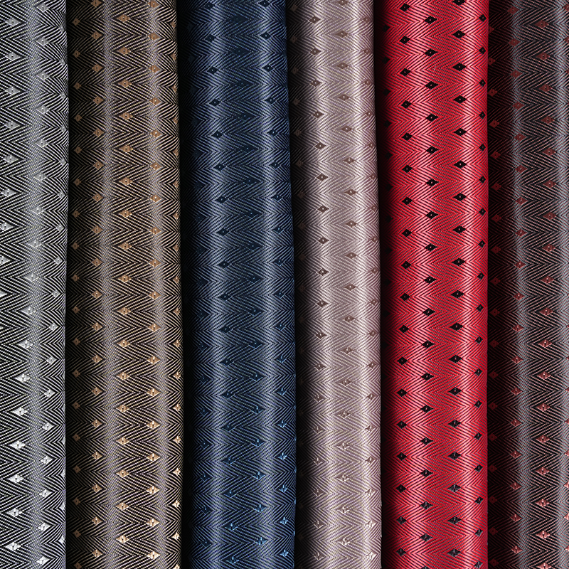 Tissu à grille en petits diamants à fond sergé à chevrons PV