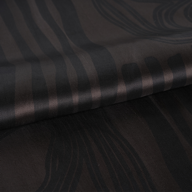 Tissu imprimé à rayures en rayonne 120D